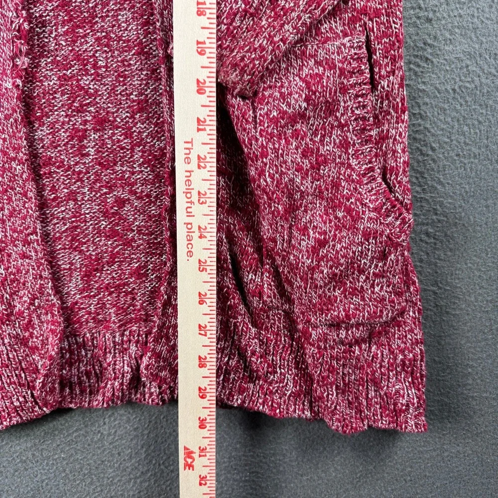 Vintage LL Bean Cardigan Sweater Women XS Marled‎ Cozy Boho Distressed Cottage